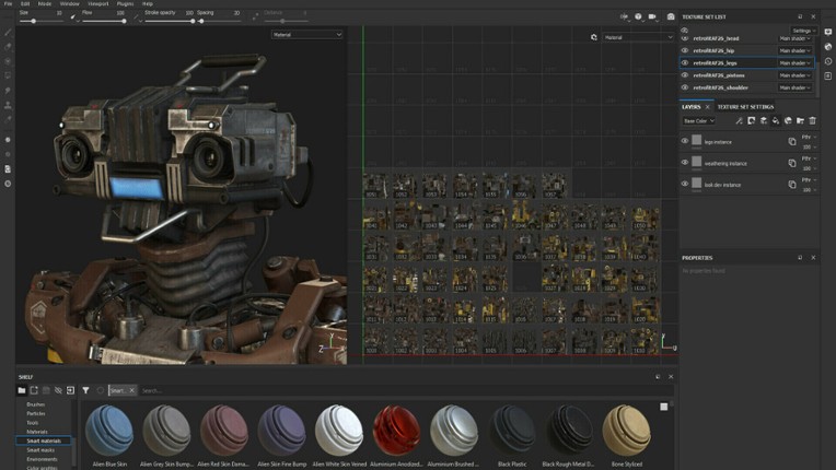Substance 3D Painter 2026 screenshot