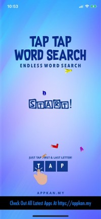 Tap Tap Word Search Image