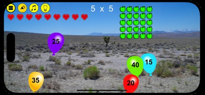 Times Tables Balloon Pop screenshot