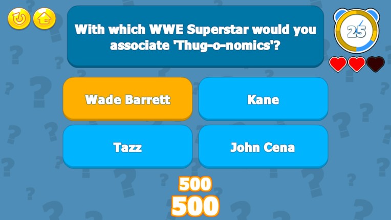 Wrestling Trivia screenshot