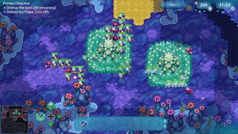 Amoeba Battle: Microscopic RTS Action screenshot