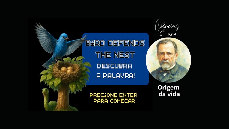 Bird Defends the nest - Ciências - Origem da vida para celular Image