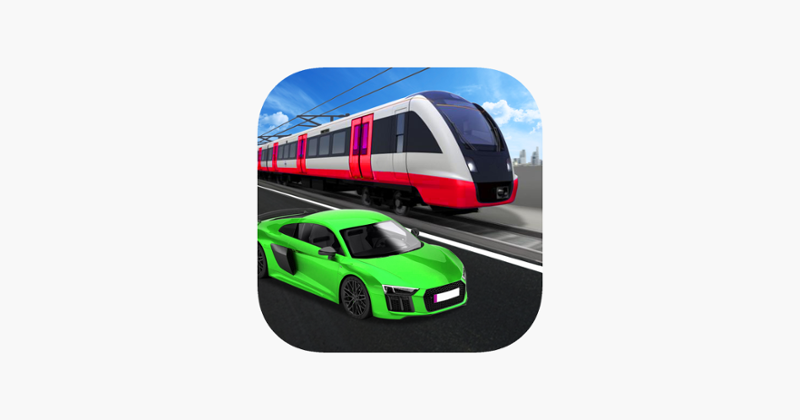 Car vs Train Race : Furious Car Racing Image