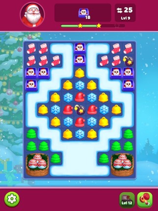 Christmas Santa's Match 3 screenshot
