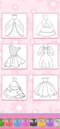 Dress up Coloring Book 2+ screenshot