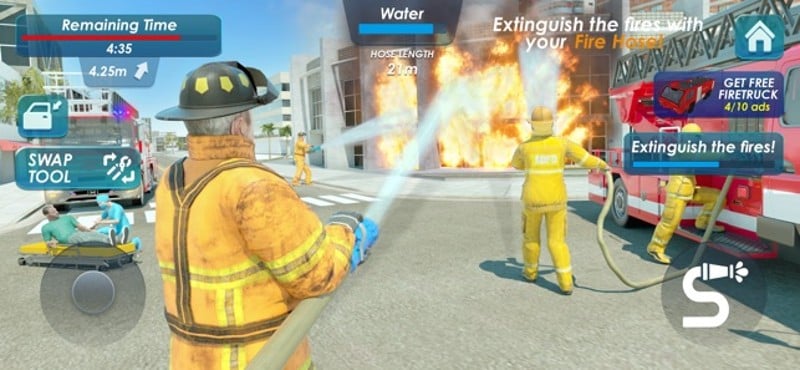 Fire Truck Game 911 Emergency screenshot