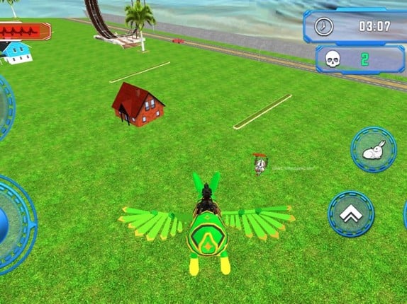 Flying Rabbit Robot Fight screenshot