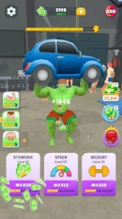 Idle Lifting Hero: Muscle Up Image