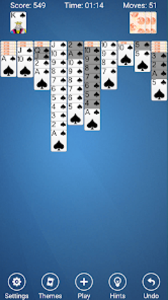 Spider Solitaire screenshot