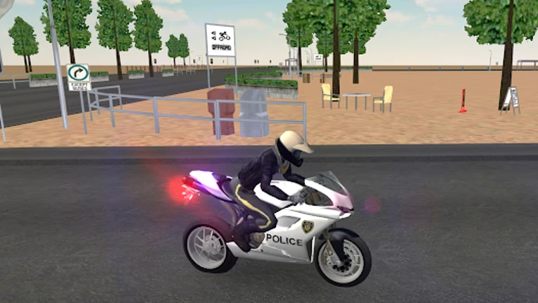 Police Motorbike Road Rider screenshot