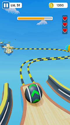 Skyball Run Rolling Ball Game screenshot