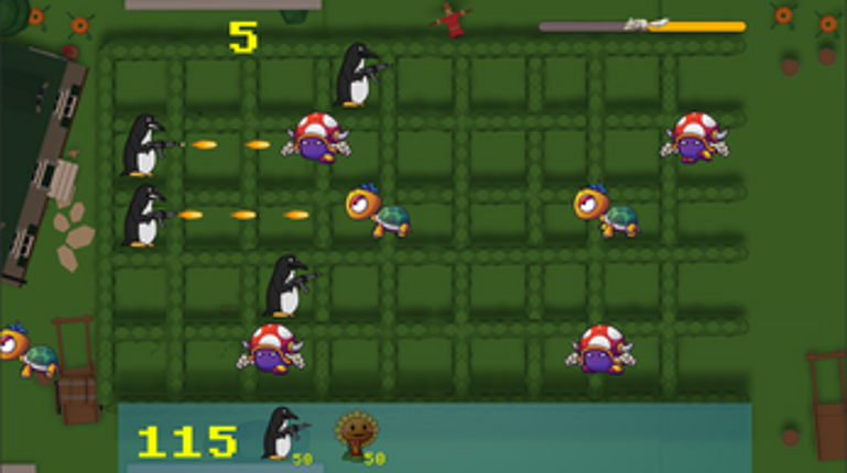 Penguins vs ...Monsters Image