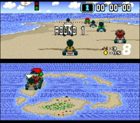 Super MK vs SF Kart (D83 Version) screenshot