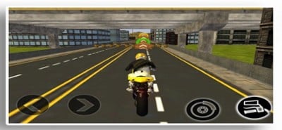 Jumping Motorcycle City Image