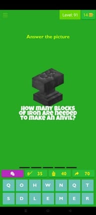 Minecraft Quiz Master screenshot