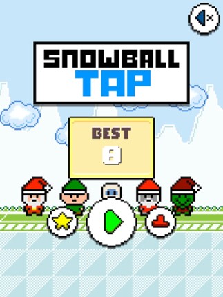 Snowball Fall - Falling Snow Fight Games with Frozen Snowman and Snowy Santa screenshot