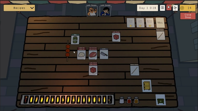 StackBBQ: Chinese Skewer Simulator Image