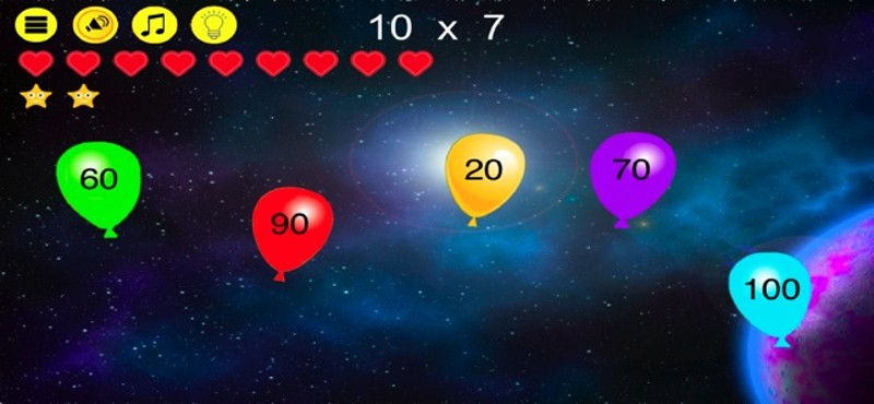 Times Tables Balloon Pop screenshot