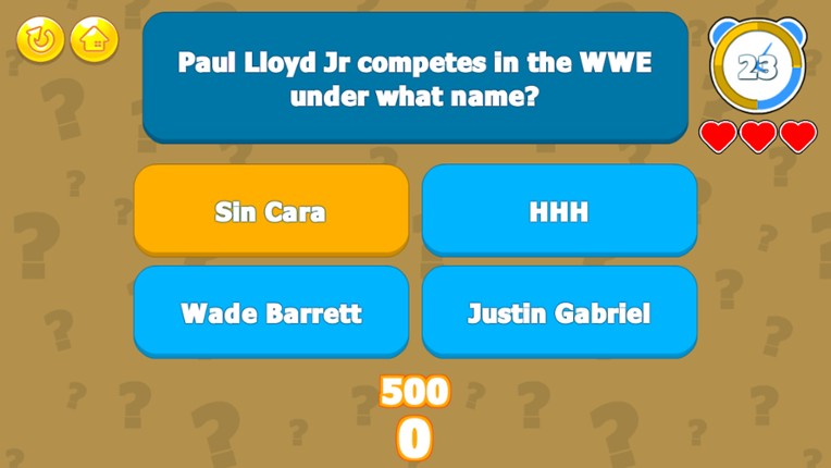 Wrestling Trivia screenshot
