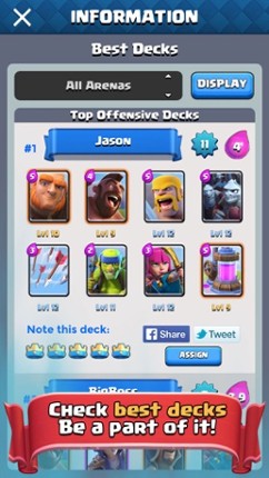 Best Guide for Clash Royale - Deck Builder &amp; Tips Image