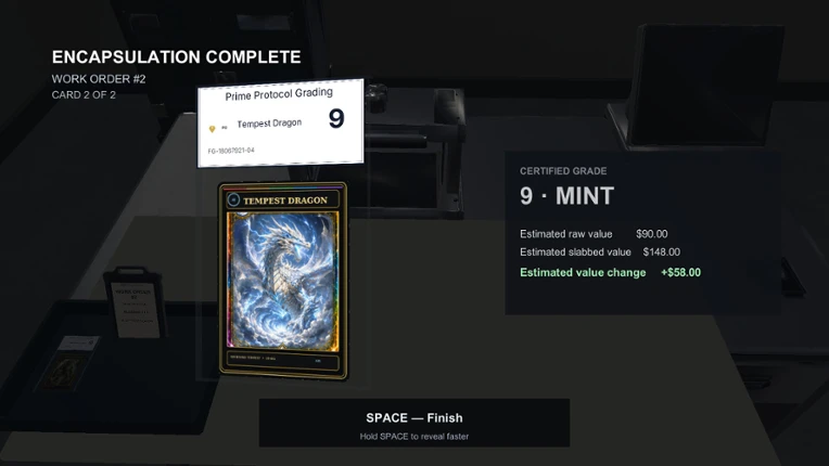 Card Grading Simulator screenshot