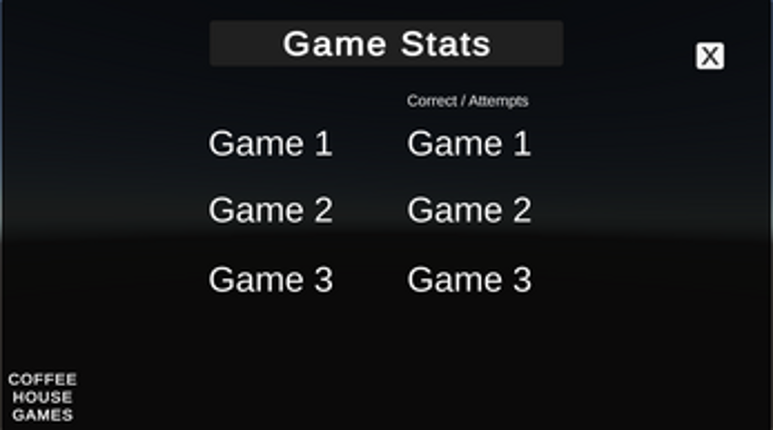 Coffeehouse Games screenshot