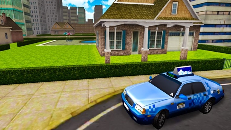 Crazy Taxi Driver Game : Yellow Cab City Driving Simulator 3D 2016 screenshot