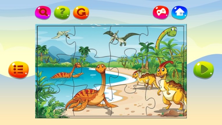 Dinosaur Jigsaw Puzzle - Dino for Kids and Adults Image