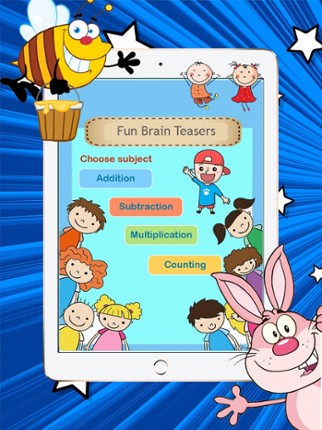 Fun Math Crossword Puzzle Game Worksheet For Brain screenshot