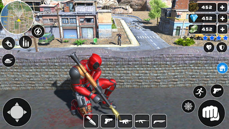 Spider Ninja Rope Hero Game Image
