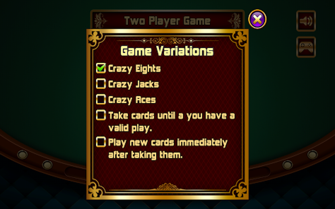Crazy Eights Card Game Image
