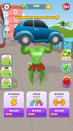 Idle Lifting Hero: Muscle Up screenshot
