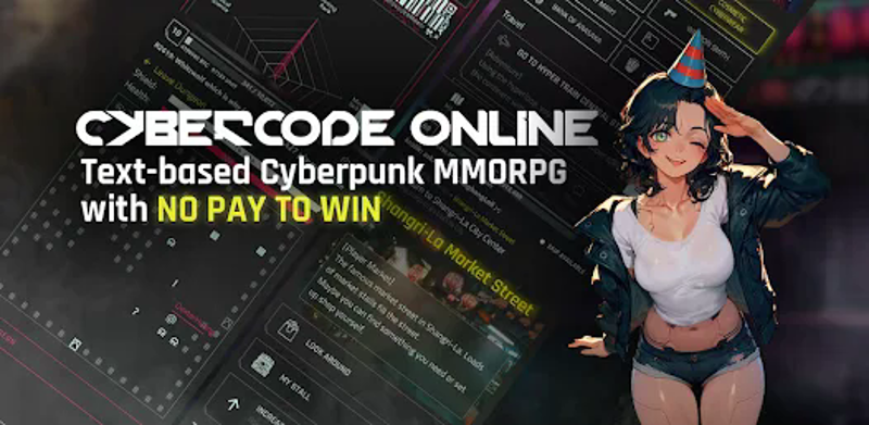 CyberCode Online: Text RPG screenshot