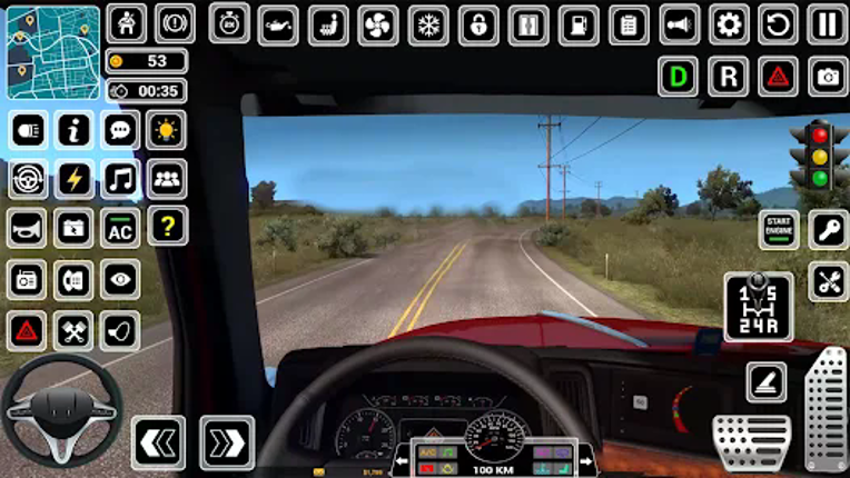 US Truck Driving Cargo Game 3D screenshot