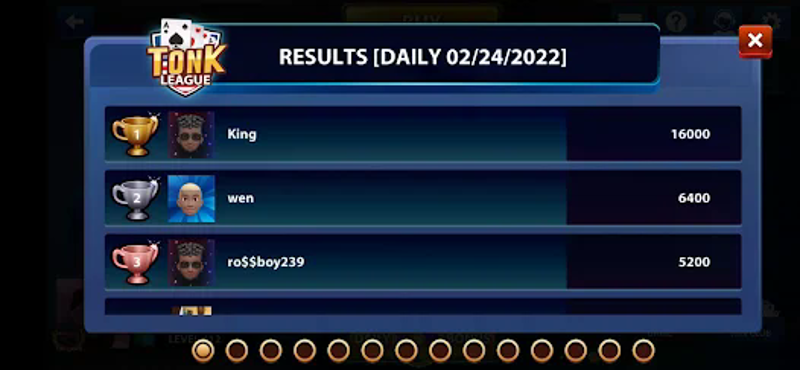 Tonk League Card Game Image