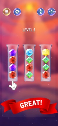 Gem Sort IQ Ball Color Puzzle Image