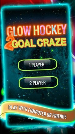 Glow Hockey 2 Goal Craze for iPhone and iPod screenshot