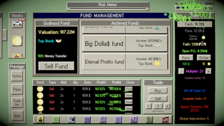 God of $tocks screenshot