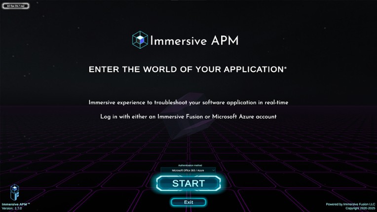 Immersive APM screenshot