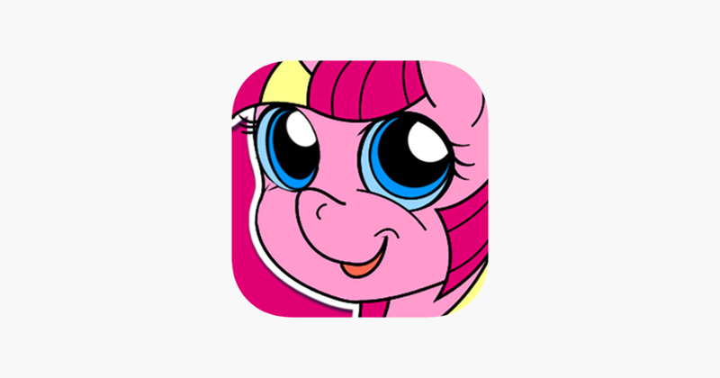 Pony Mermaid Coloring Book Image