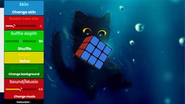 Rubiks Cube Relaxing Image