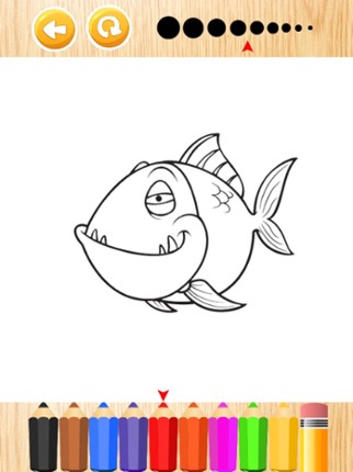 Sea Animal Coloring Book Draw Paint Games Image