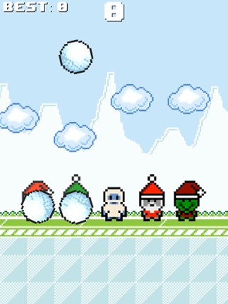 Snowball Fall - Falling Snow Fight Games with Frozen Snowman and Snowy Santa Image