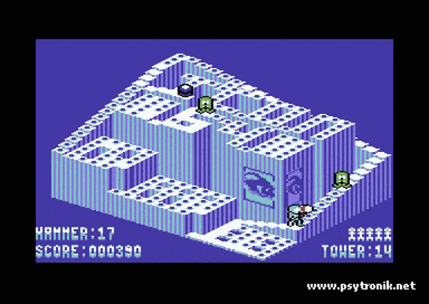 Tyrian's Towers (C64) screenshot