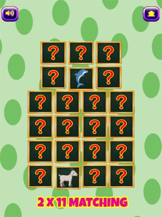 Animal Memory Game - Fun Match Cards For Kids screenshot