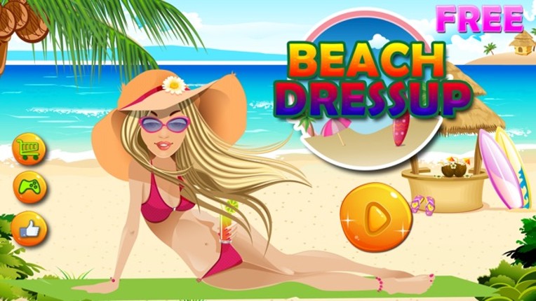 Beach Dress Up- free Princess hot fashion star and salon game for girls &amp; boys screenshot