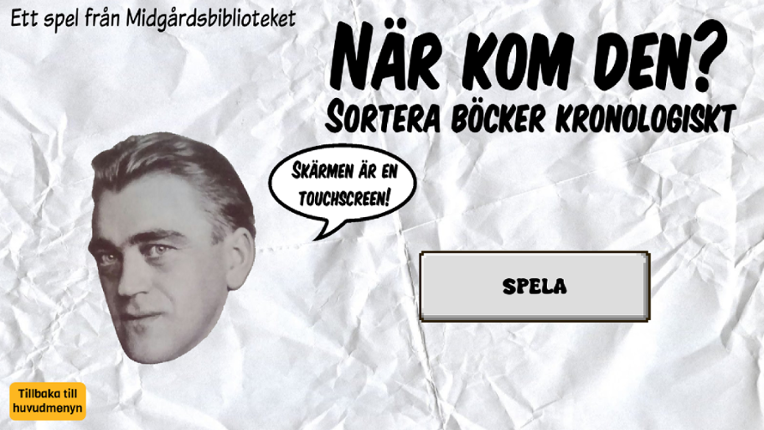 Biblioteksspel screenshot