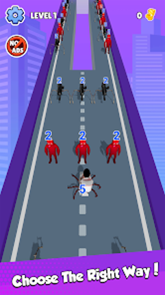 Monster Run 3D: Merge And Run screenshot