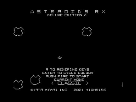 Asteroids RX Image