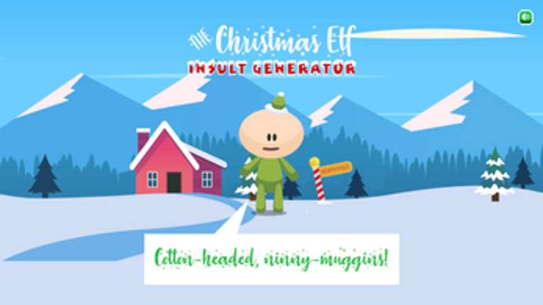 Christmas Elf Insult Generator screenshot